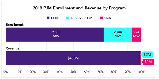 2019 PJM Enrollment and Revenue by Program