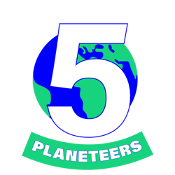 The 5 Planeteers logo